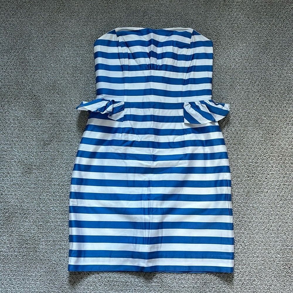 Lilly Pulitzer Striped Peplum Dress